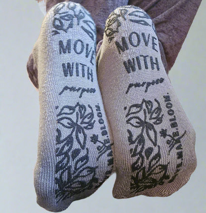 Move With Purpose Grip Socks