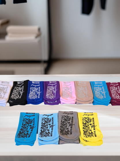 Move With Purpose Grip Socks