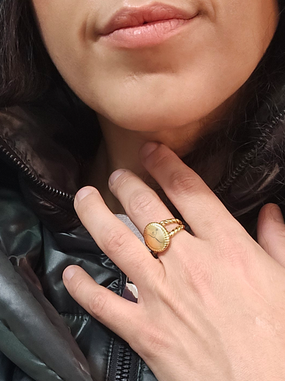 Engraved Signature Ring