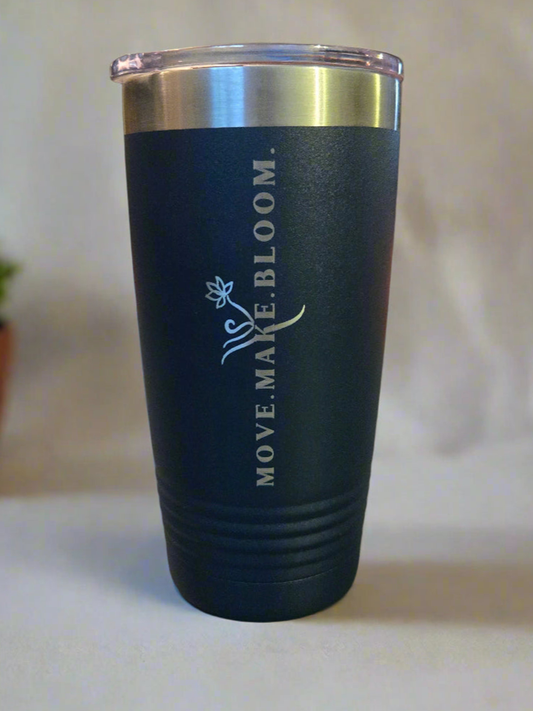 MMB Navy Engraved Logo Tumbler